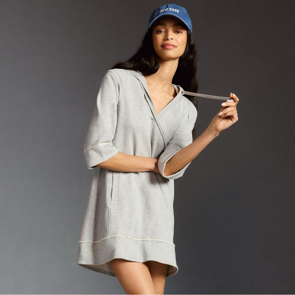 Daily Practice by Anthropologie Sport Hoodie Mini Dress